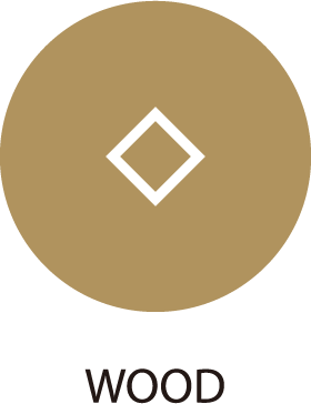 wood button